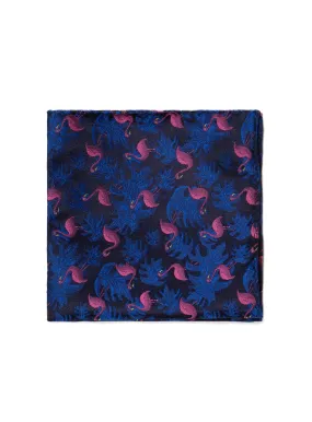 Mouchoir de poche à flamants rose